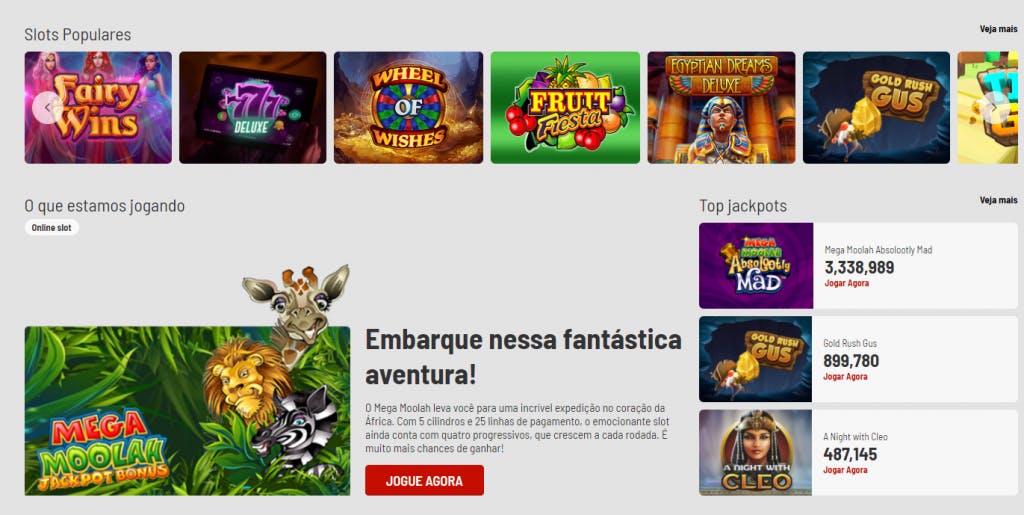 Site de jogos ao vivo