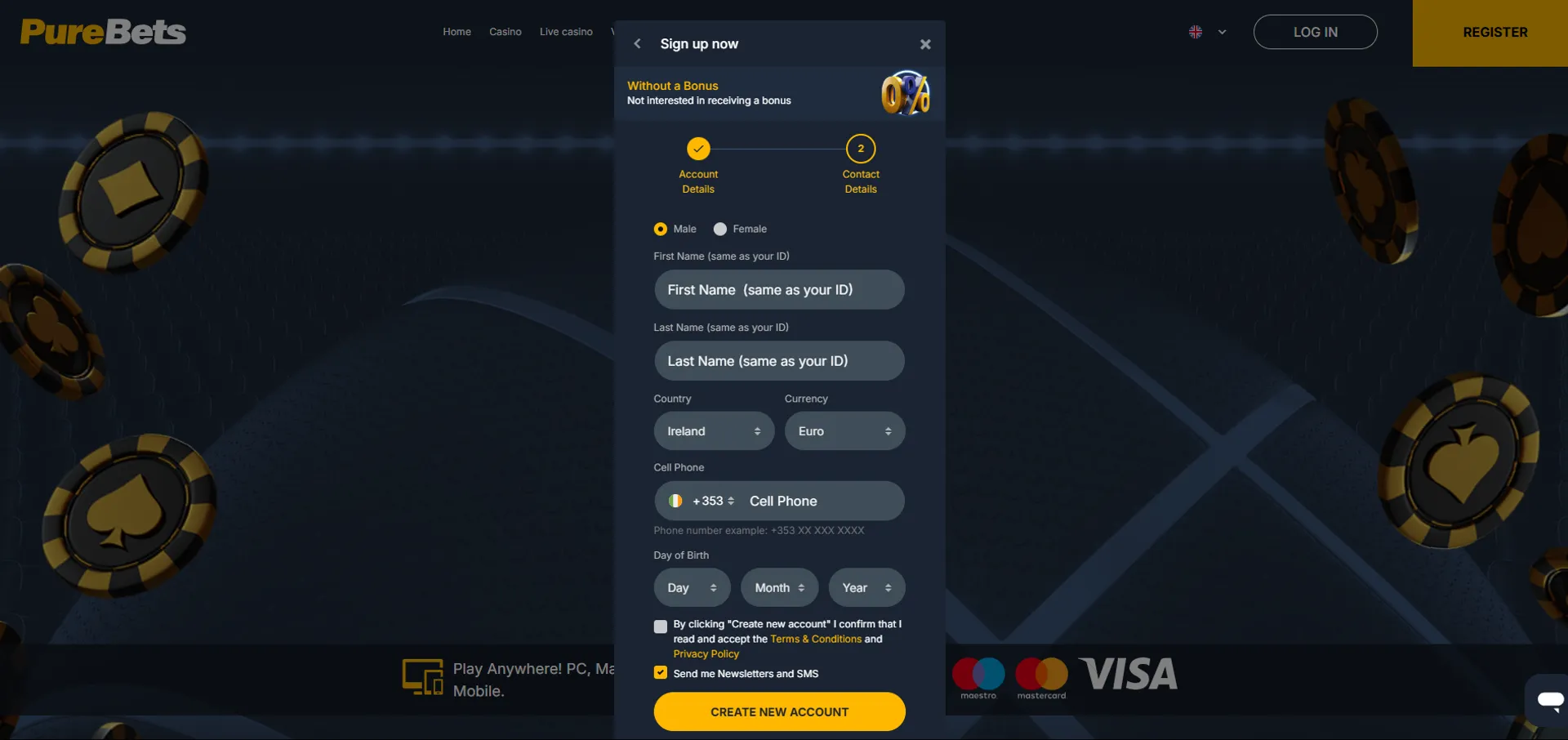 Roulette online