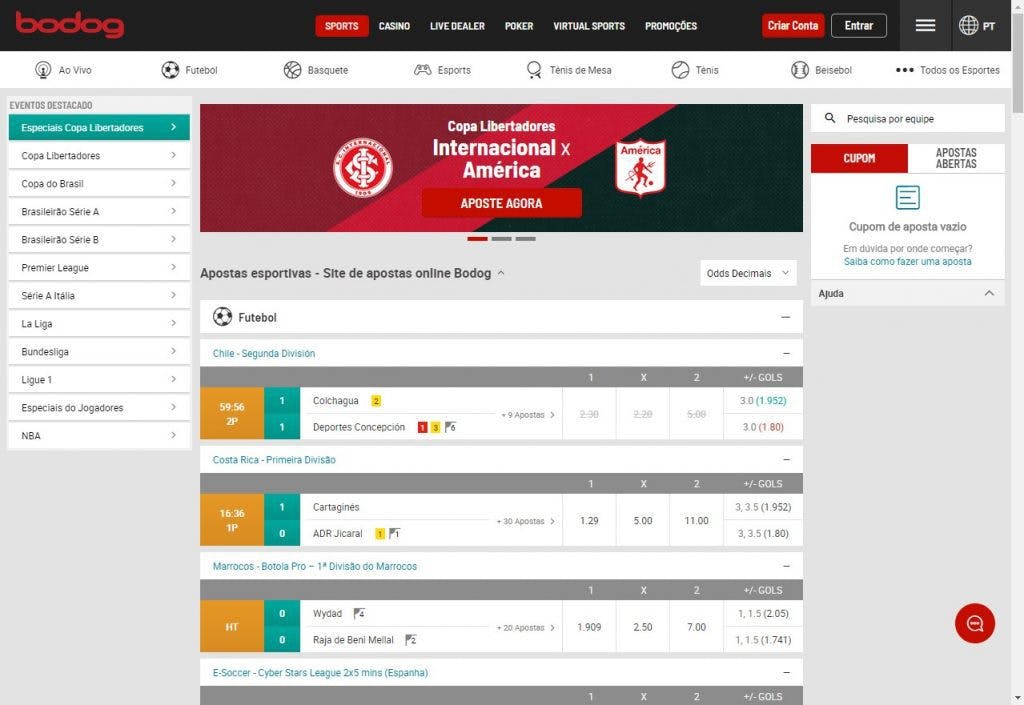 Casino betting online
